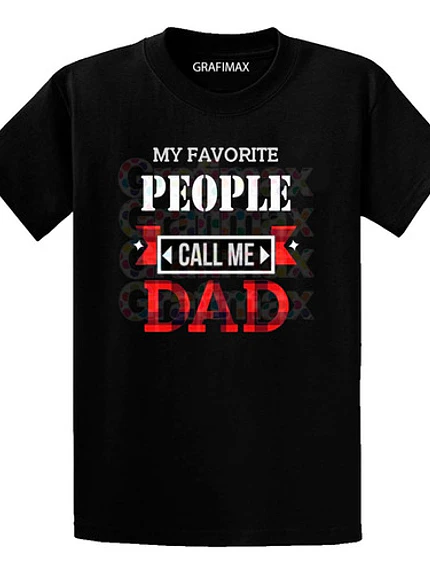 Polera The People Call Me Dad Dia Padre Papá Hombre -Grafimax 1