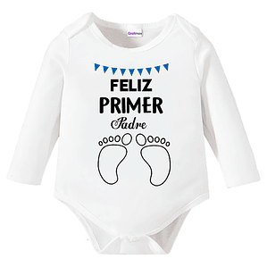 Body Bebé Pilucho Primer Dí­A Del Padre Banderitas Grafimax