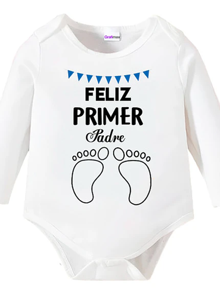 Body Bebé Pilucho Primer Dí­A Del Padre Banderitas Grafimax 1