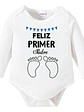Body Bebé Pilucho Primer Dí­A Del Padre Banderitas Grafimax - Miniatura 1