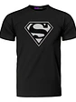 Polera Superman Logo Gris Dc Hombre Superhéroes Grafimax - Miniatura 1