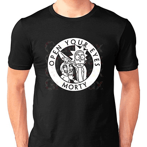 Polera Rick Y Morty Open Your Eyes Grafimax