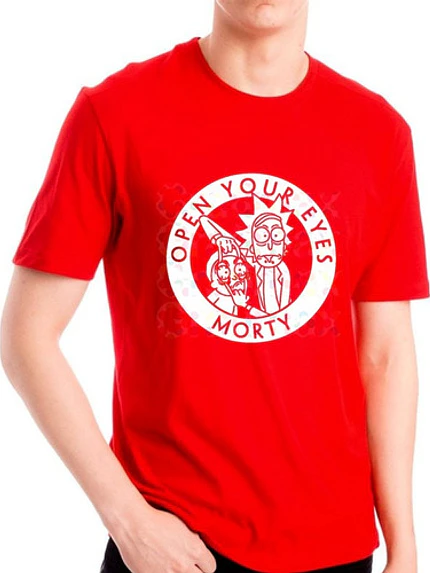 Polera Rick Y Morty Open Your Eyes Grafimax 5
