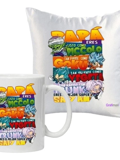Cojí­N + Tazón Padre Regalo Papá Goku Dbz Grafimax 1
