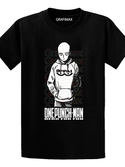 Polera Hero For Fun One Punch Man Anime Grafimax 1