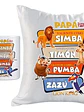 Cojí­N + Tazón Padre Regalo Papá Rey Leon Simba Grafimax - Miniatura 1