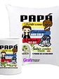 Cojí­N + Tazón Padre Regalo Papá Starwars Grafimax - Miniatura 1