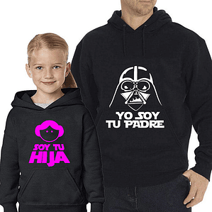 Pack Polerón Yo Soy Tu Padre Soy Tu Hija Papá Hija Grafimax