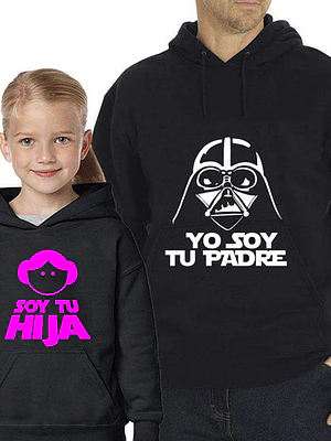 Pack Polerón Yo Soy Tu Padre Soy Tu Hija Papá Hija Grafimax