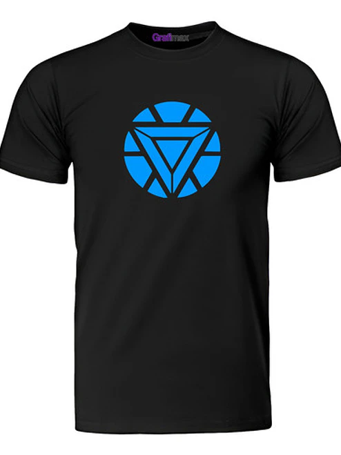 Polera Arc Reactor Ironman Avengers Marvel Stark Grafimax 1