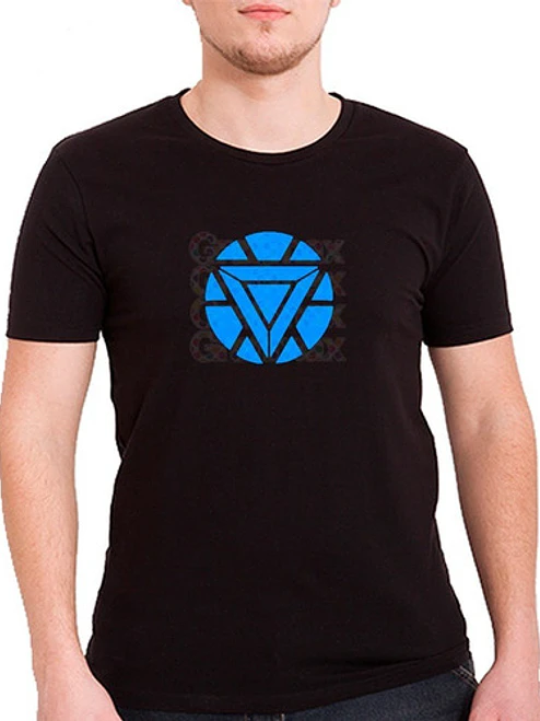 Polera Arc Reactor Ironman Avengers Marvel Stark Grafimax 2