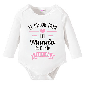 Body Bebé Pilucho Padre El Mejor Papa Grafimax