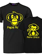 Pack Polera Papá Mono E Chico Papá Y Hijo Familia duo - Grafimax - Miniatura 1