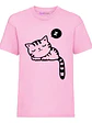 Polera Gato Durmiendo Cat Kawaii Mujer Grafimax - Miniatura 1