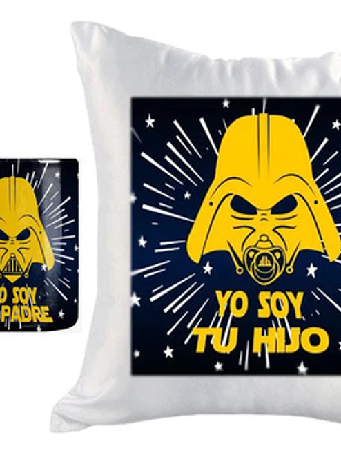 Cojí­N Tazón Padre Regalo Papá Soy Tu Hijo Starwars Grafimax 1