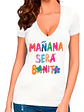 Polera Karol G Mañana Sera Bonito Nueva Doble En V Grafimax - Miniatura 22