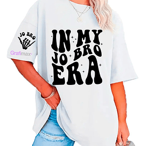 Polera Jonas Brothers Eras My Era Oversize Grafimax
