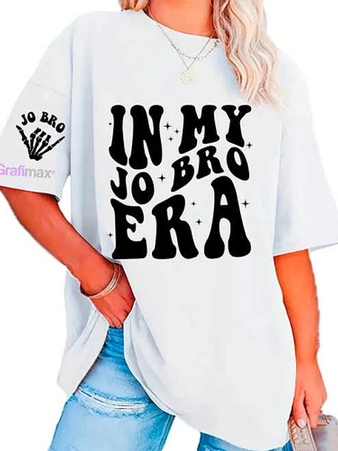 Polera Jonas Brothers Eras My Era Oversize Grafimax 1