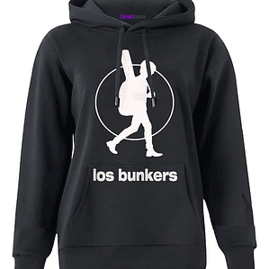 Polerón Los Bunkers Capucha Oversize Ven Aquí­ Nacional Grafimax