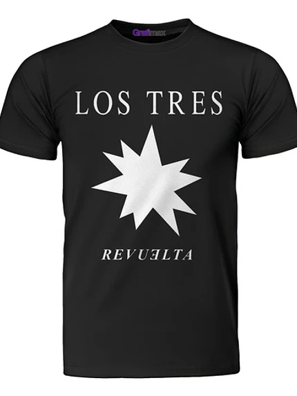 Polera Los Tres Revuelta Rock Chileno Míºsica Grafimax 1
