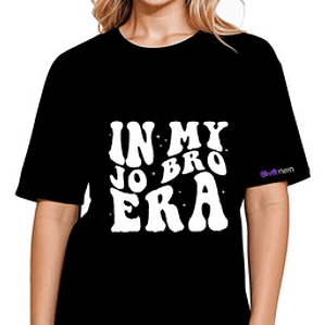 Polera Jonas Brothers Eras My Era Oversize Blanca Grafimax