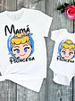 Pack Polera Mamá E Hija Princesa Cenicienta Familia Grafimax - Miniatura 1