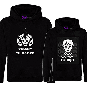 Pack Poleron Mamá Soy Tu Madre Amidala Soy Tu Hijo Grafimax