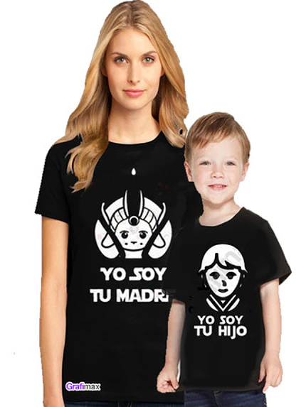 Polera Mamá Soy Tu Madre Hijo Amidala Starwars Grafimax 8