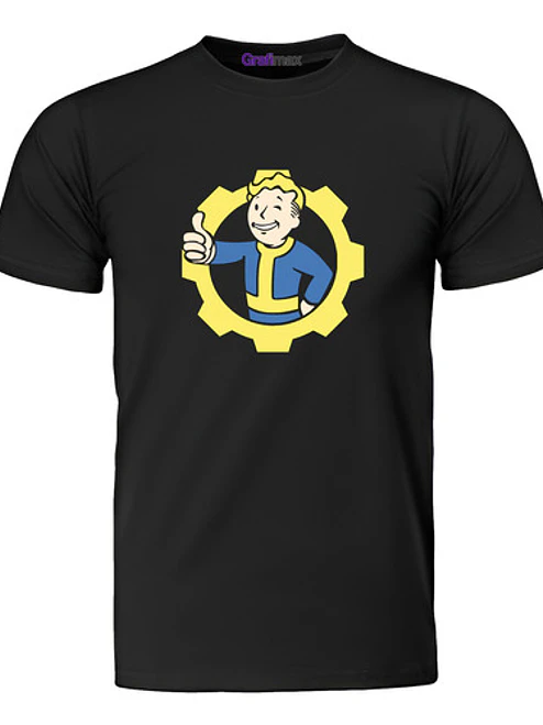 Polera Fallout Vault Boy Thumb Series Videojuegos Grafimax 5