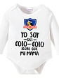 Body Bebé Pilucho Mamá Soy Del Colo Colo Grafimax - Miniatura 1