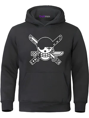Poleron Zoro Skull One Piece Luffy Anime Grafimax