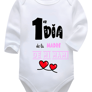 Body Bebé Pilucho Mamá Primer Dí­A De La Madre Mami Grafimax