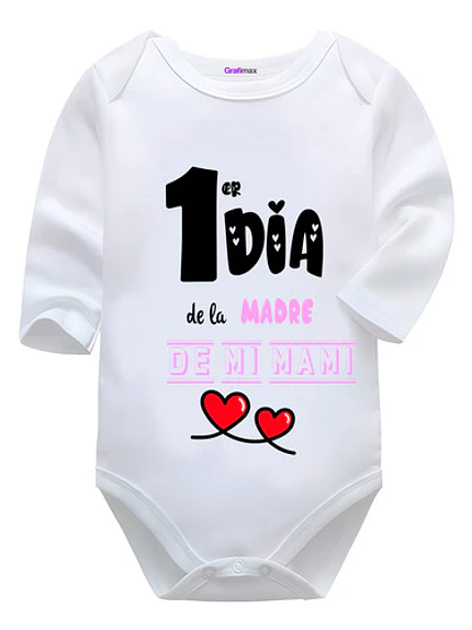 Body Bebé Pilucho Mamá Primer Dí­A De La Madre Mami Grafimax 1