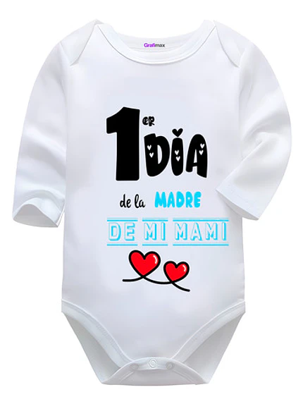 Body Bebé Pilucho Mamá Primer Dí­A De La Madre Mami Grafimax 5