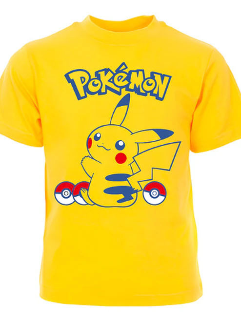 Polera Anime Pikachu Level Diseños Grafimax 1