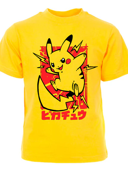 Polera Anime Pikachu Level Diseños Grafimax 11