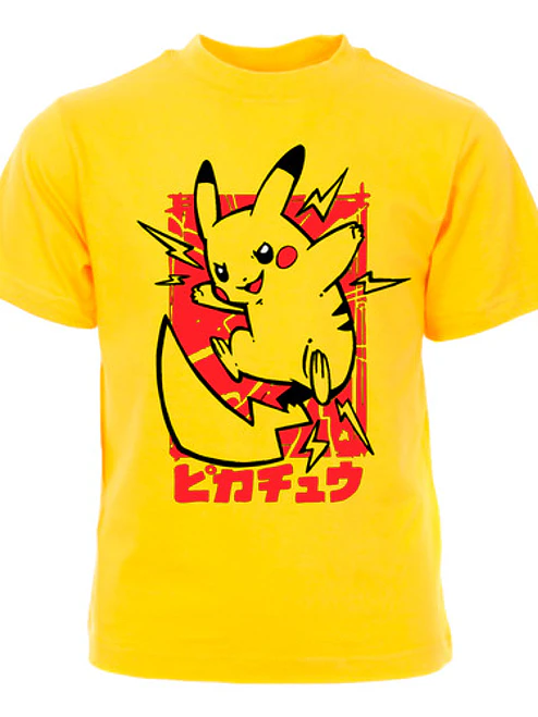 Polera Anime Pikachu Level Diseños Grafimax 11