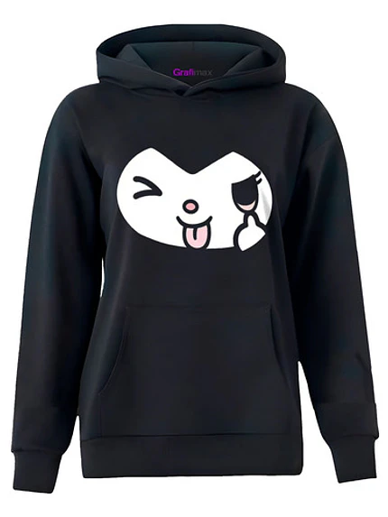 Polerón Kuromi Con Estampado Sanrio Algodón Grafimax 7