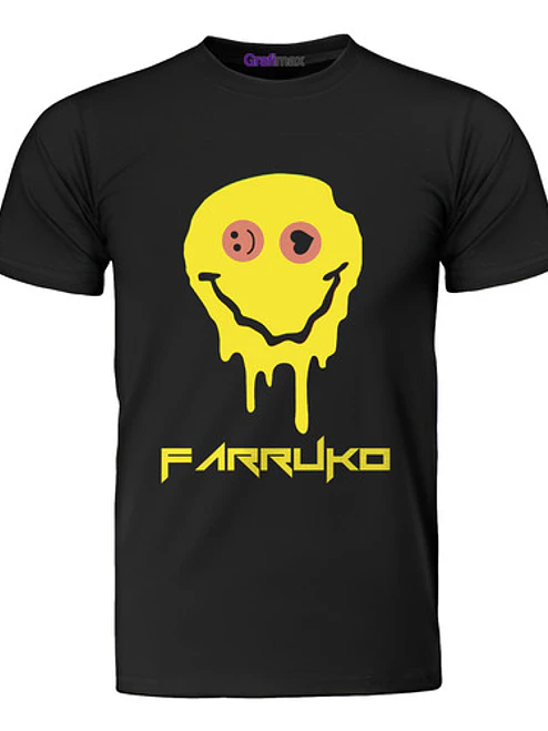 Polera Farruko Smile Pepas Míºsica Urbana Grafimax 1