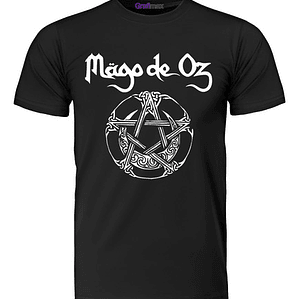 Polera Mago De Oz Doble Estampado Rock Metal Grafimax