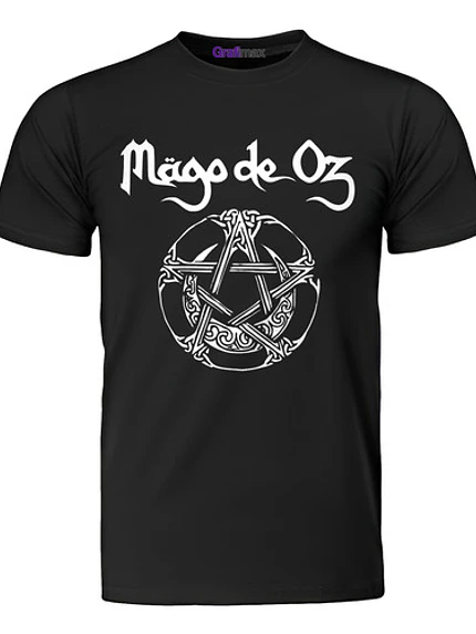 Polera Mago De Oz Doble Estampado Rock Metal Grafimax 1