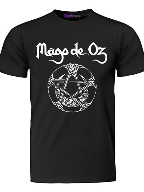 Polera Mago De Oz Doble Estampado Rock Metal Grafimax 1