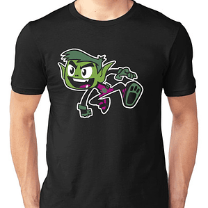 Polera Chico Bestia En Acción Teen Titans Grafimax