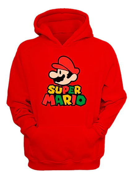 Polerón Super Mario Bross Videojuegos Diseños Grafimax 8