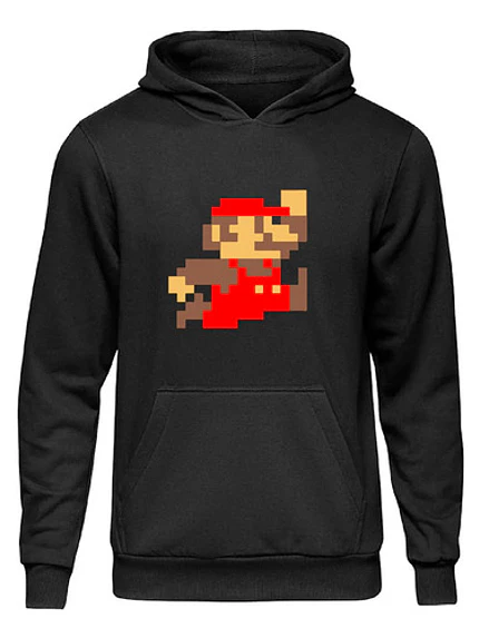 Polerón Super Mario Bross Videojuegos Diseños Grafimax 16