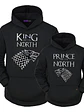 Pack Polerón King Of The North Prince Of The North Papá Hijo Familia - Grafimax - Miniatura 1