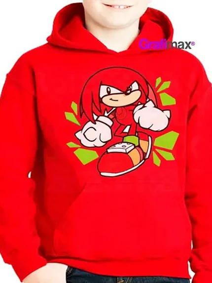 Polerón Sonic Sega Diseños Colores Personajes Grafimax 8