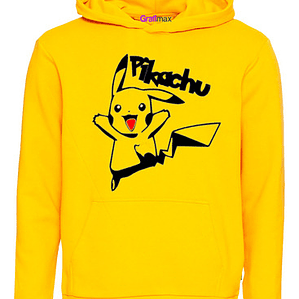 Polerón Picachu Poke Diseños Para Elegir Grafimax