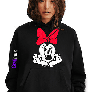 Polerón Ratona Minnie Thinking Mujer Mamá Grafimax