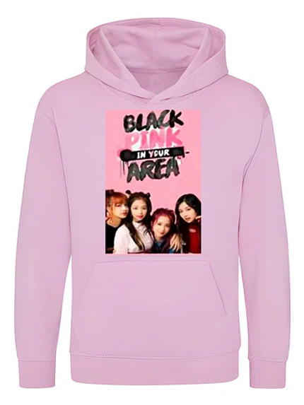 Polerón Black Pink Portada Koreano Kpop Rosa Míºsica Grafimax 1